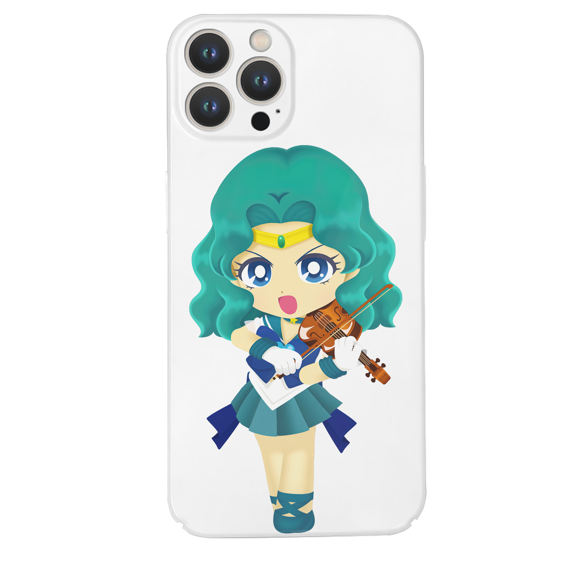 （画像用） 美少女戦士セーラームーン 海王 みちる（かいおう みちる） Sailor Moon Kaiou Michiru 【iPhone 14シリーズ対応】ハードケース